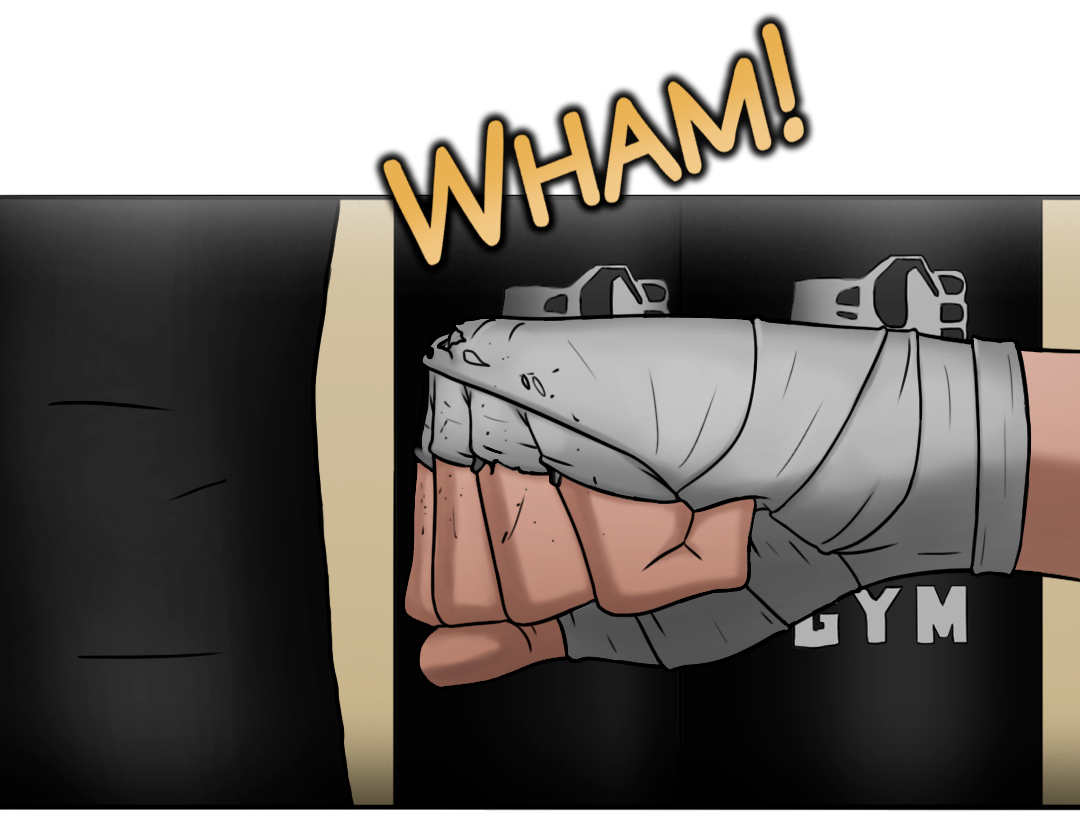 Gym Montage Gone Bad panel 8